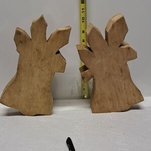 Wooden Tree Bookends